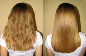 Фото волос до и после ламинирования