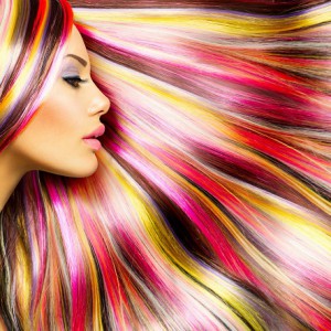 Как красить волосы мелками